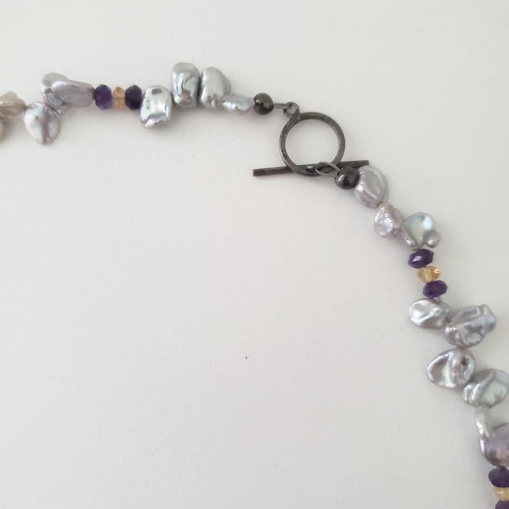 925 Real Pearl Necklace - Picture 3 of 4